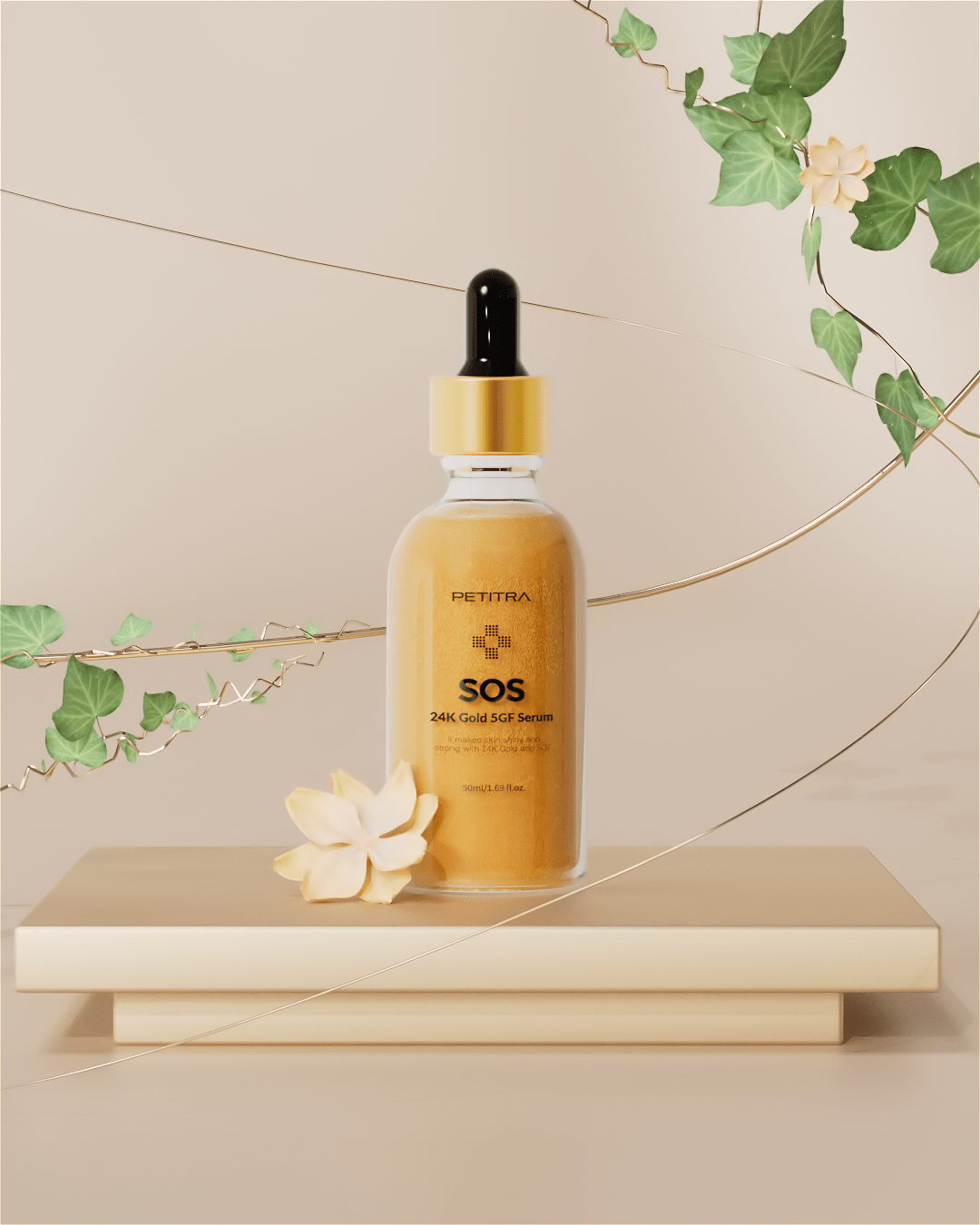 SOS GOLD - yüz serumu