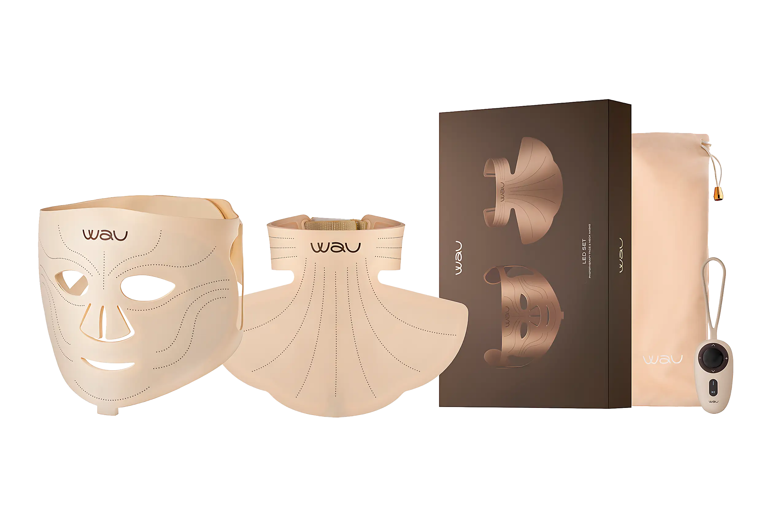 BỘ ĐÈN LED - MẶT NẠ QUANG TRỊ LIỆU CHO VÙNG MẶT VÀ VÙNG NGỰC (DECOLLETAGE)