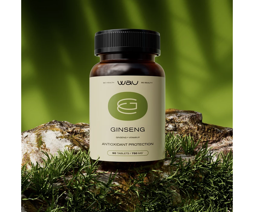GINSENG + VITAMIN P — антиоксиданттық қорғау және энергия