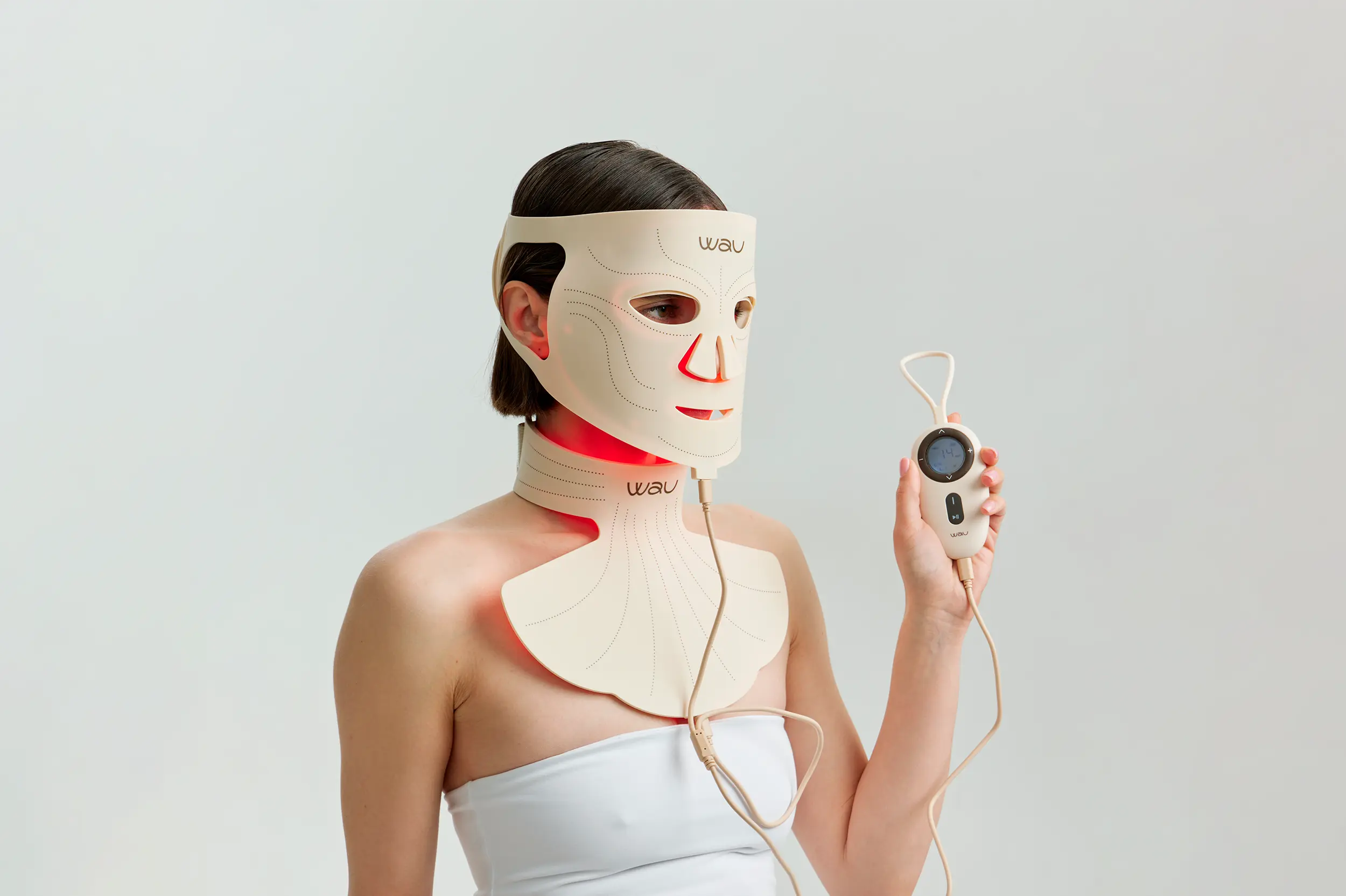 SET LED - MASCARA DE FOTOTERAPIA PARA EL ROSTRO Y ESCOTE
