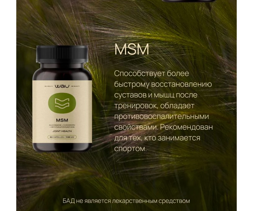 MSM — поддержка здоровья суставов